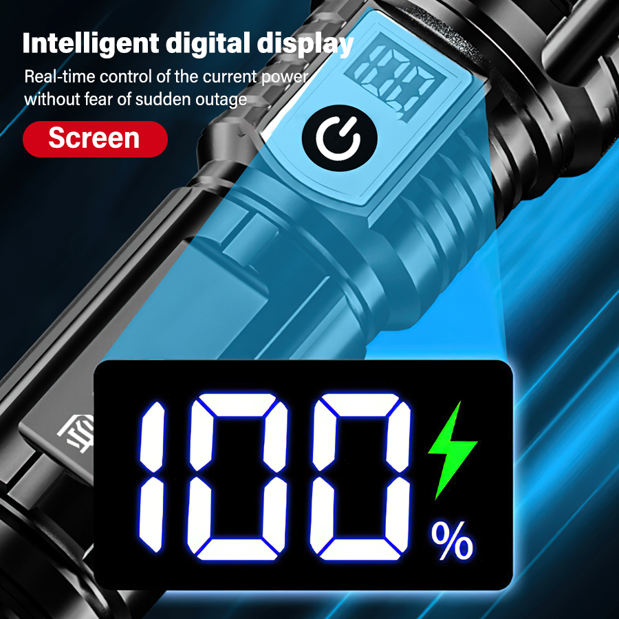 High Power 200000LM LED Flashl - Outdoor Adventure Trips ulasan dan harga