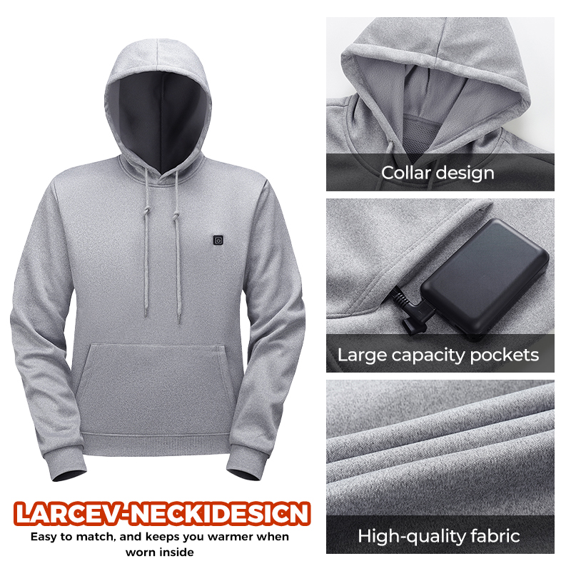 5 Zone Heated Sweatshirt for M - Outdoor Adventure Zone ulasan dan harga