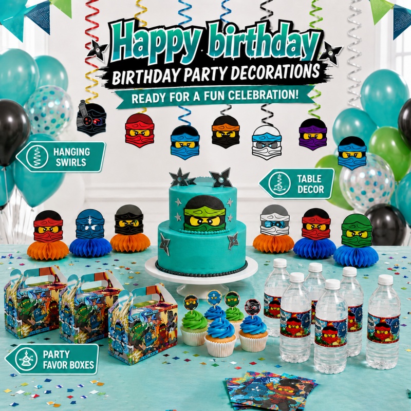 Ninja Combination Birthday Par - Outdoor Adventure Birthday Party ulasan dan harga