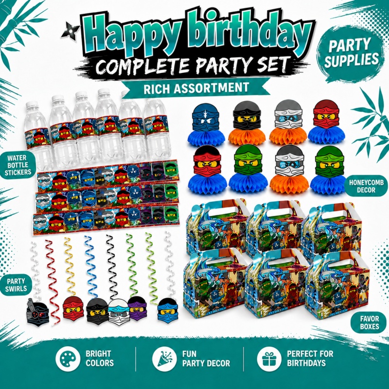 Ninja Combination Birthday Par - Outdoor Adventure Birthday Party ulasan dan harga